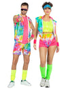 Par kostum za odrasle aerobika tie and dye
