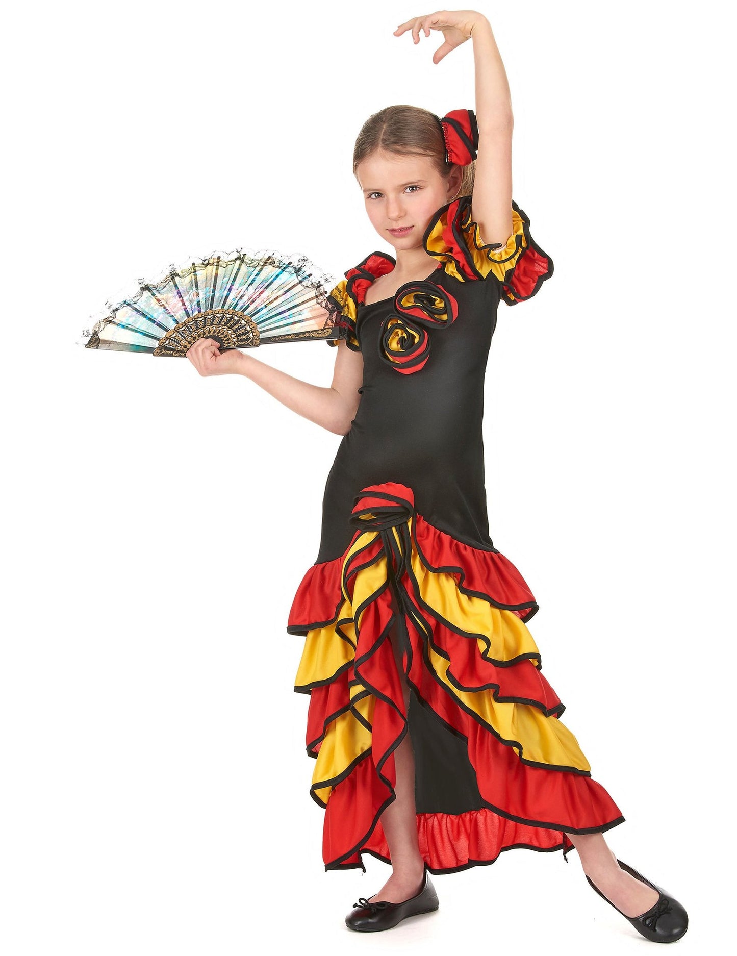 Pustni kostum za par: plesalka flamenka, mama in hči
