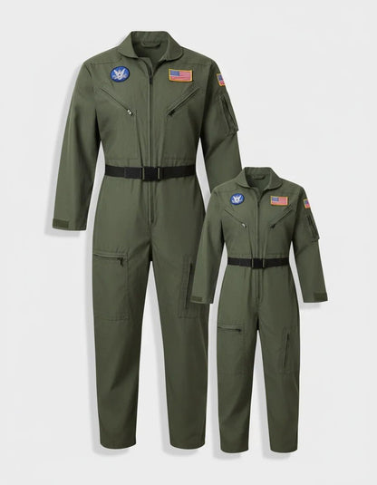 Kostum pilota letala za moške in ženske
