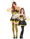kostum za par čebela in cvetlica, mama in hči
