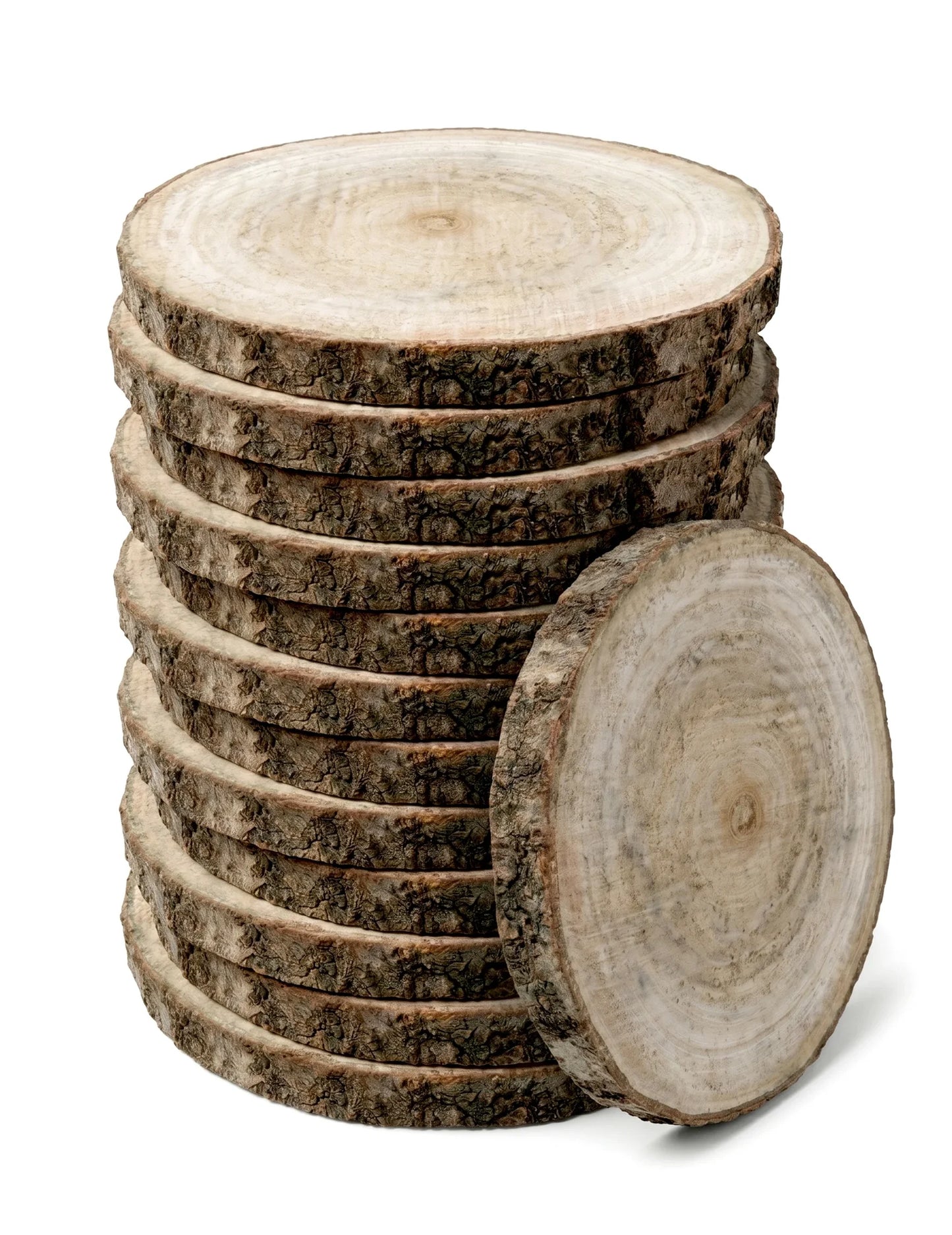 12 naravnih lesenih hlodov 13 do 17 cm