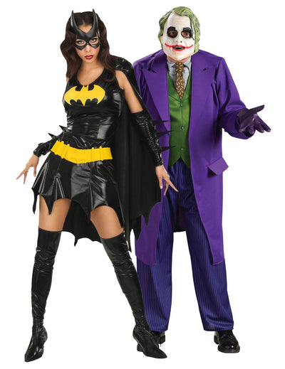 Déguisement de couple Batgirl™ et Joker™ Adulte