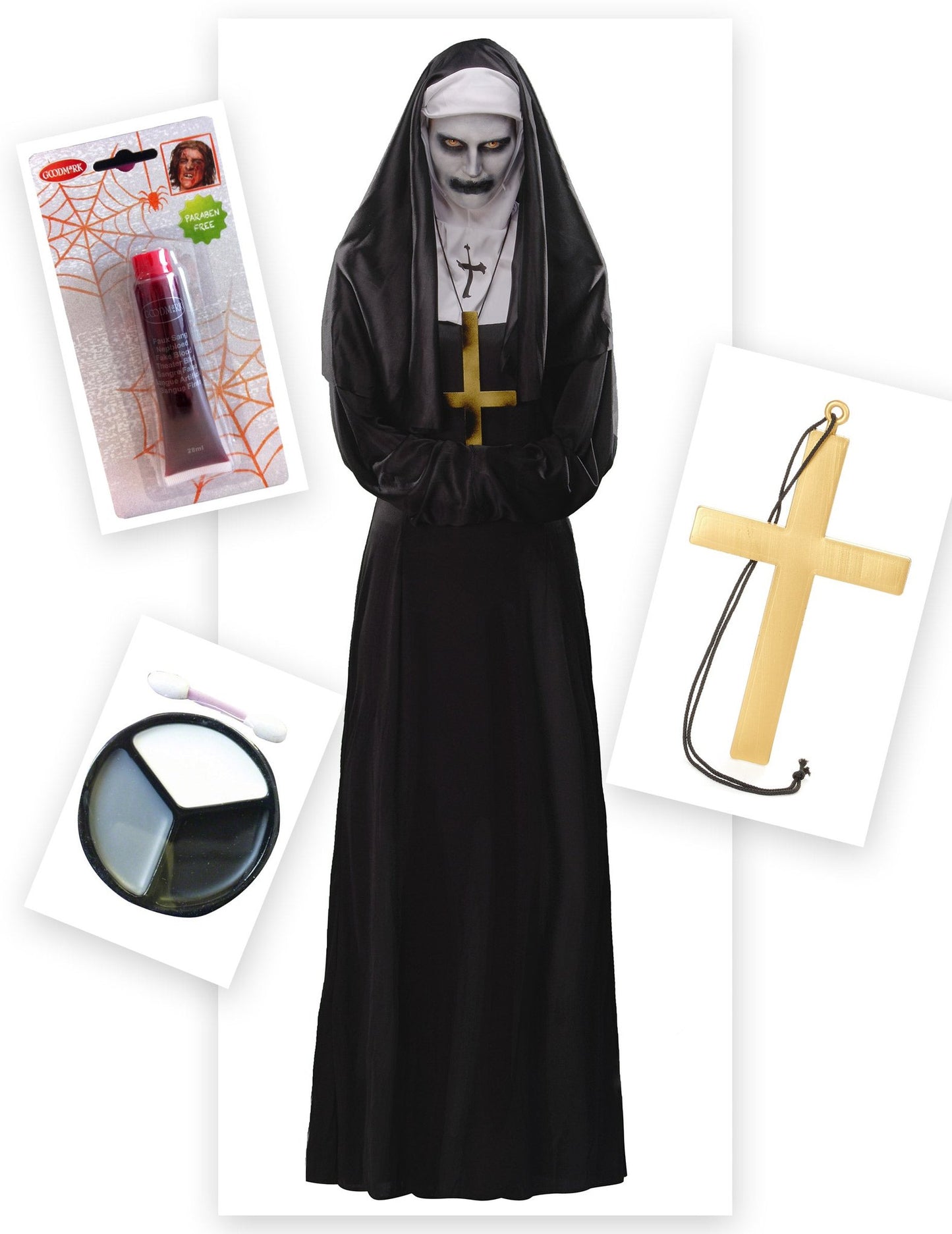 Paket kostuma demonske nune za ženske