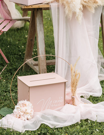 Umetna roza glava hortenzije, 19 cm, iz blaga