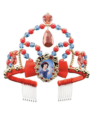 Dekleta snežno bela tiara