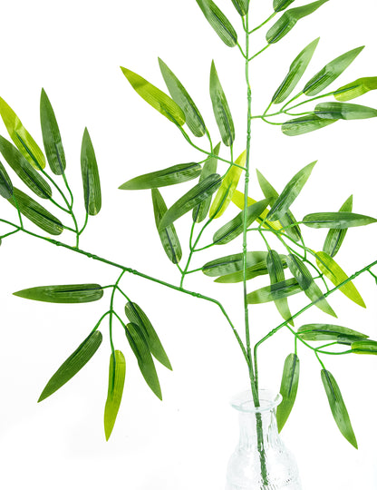 Bambusovo steblo, 60 listov, 58 cm za tropsko dekoracijo