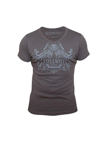 Tollwut Street Wear majica 'BLISS' rjava 