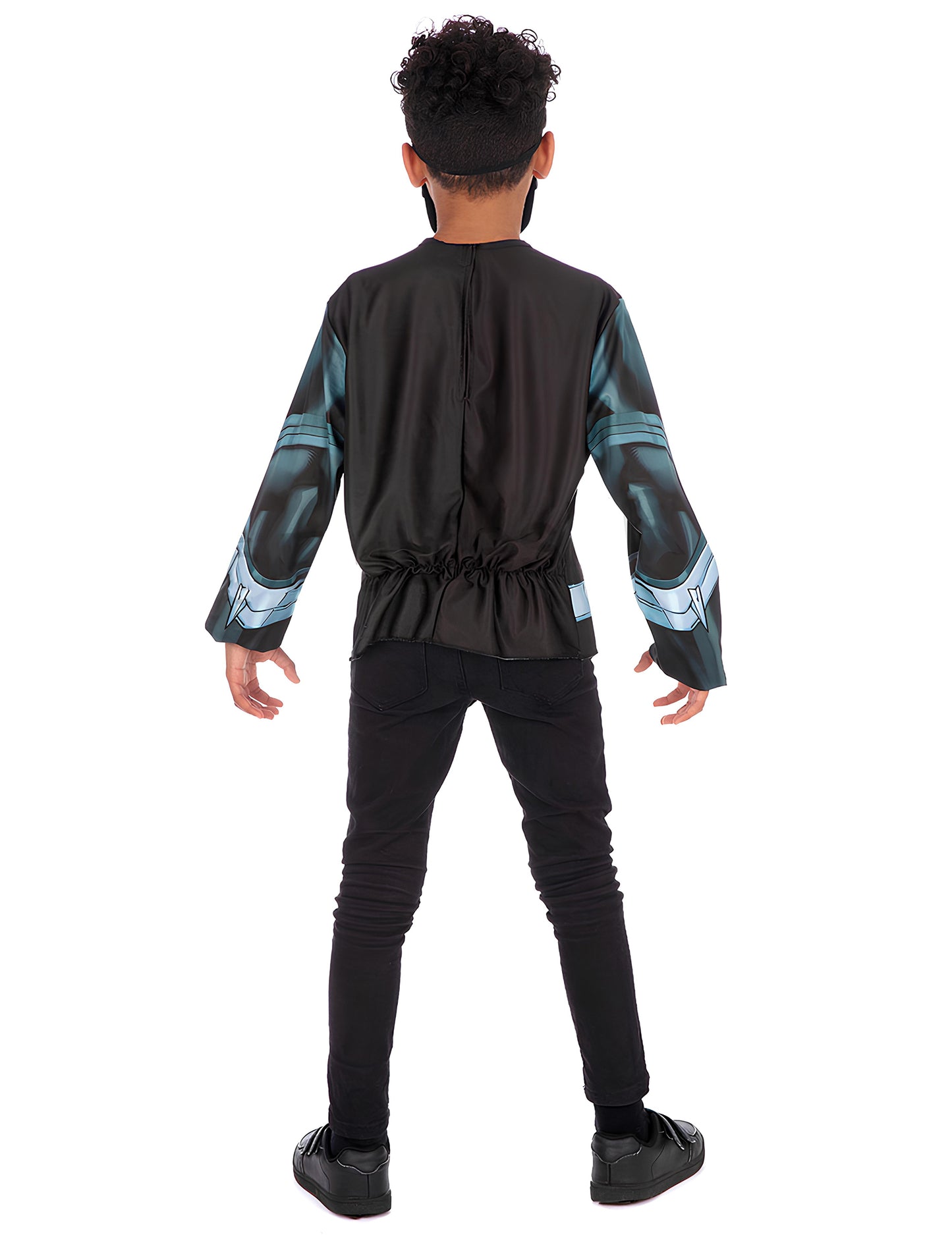 Vue de dos du top avec masque Black Panther