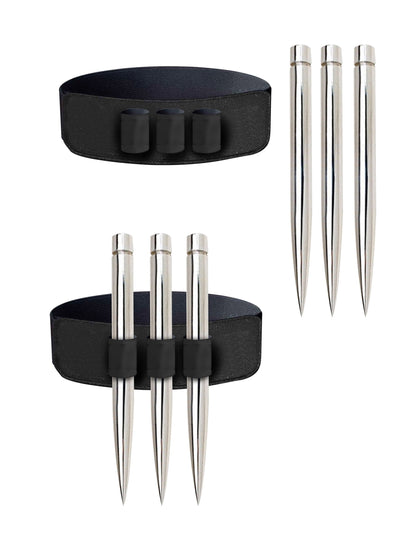 Stegenski trak s 3 srebrnimi količki 