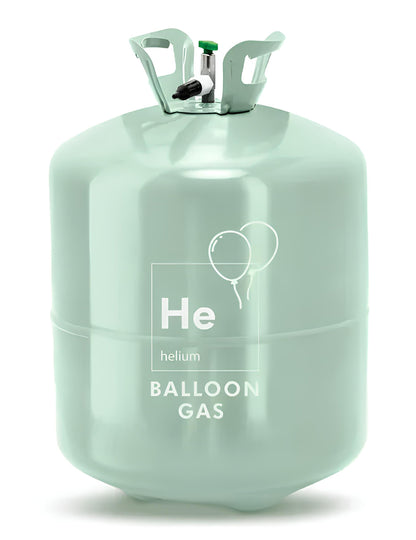 Très grande bouteille d'hélium vert clair jusqu'à 90 ballons