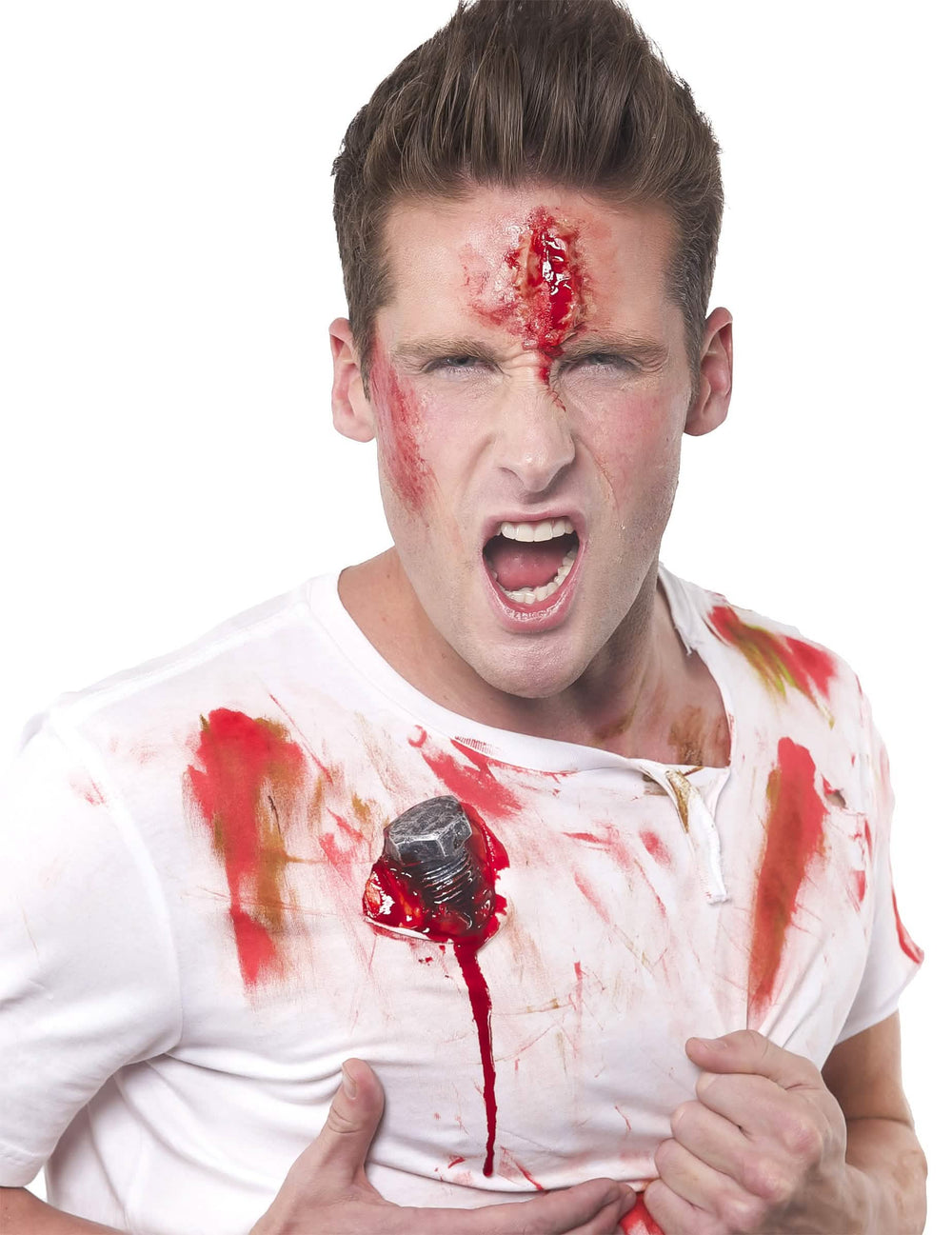 Podrobnosti o učinku krvavih poškodb tubice lažne krvi halloween