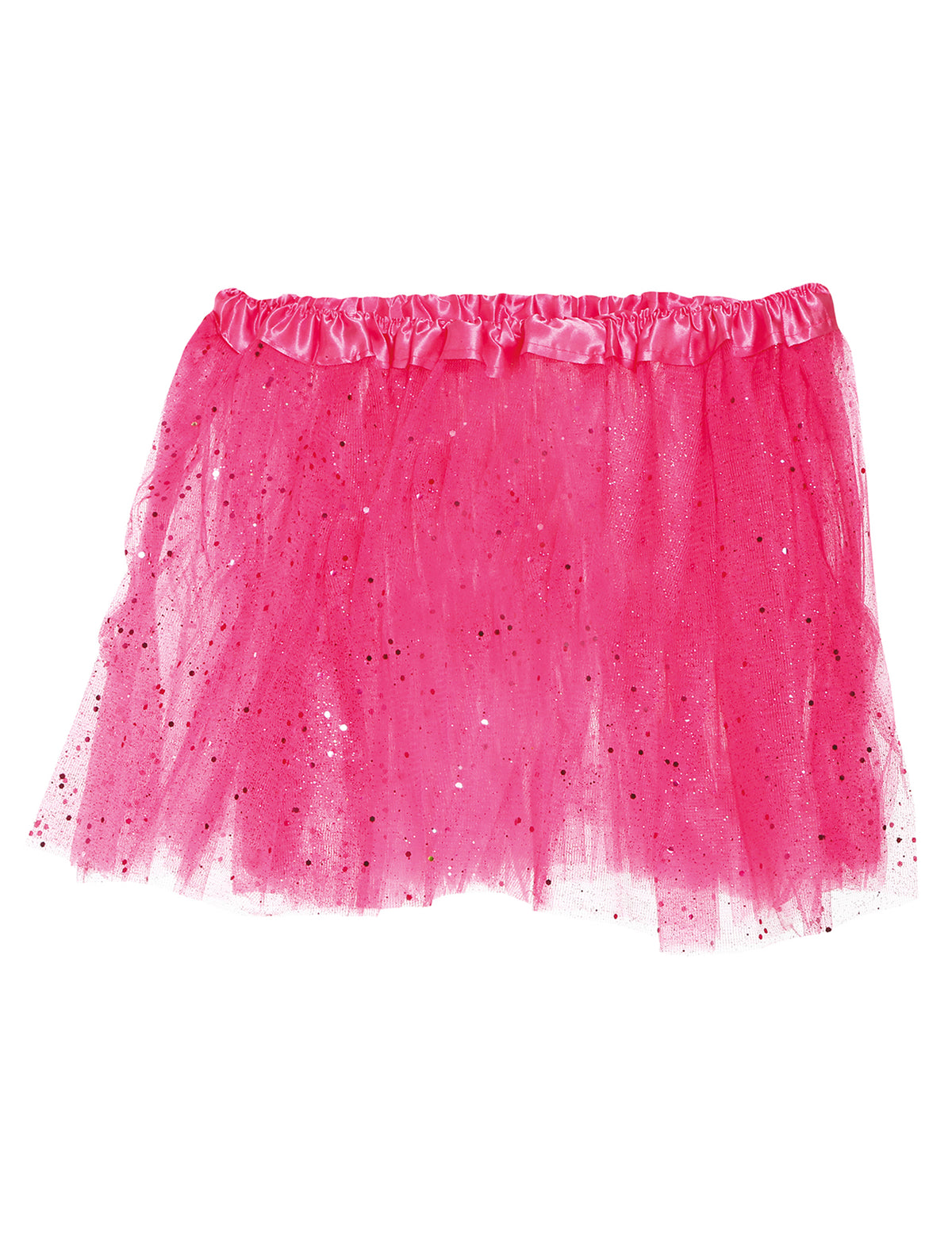 Vue de face du tutu à paillettes pour fille