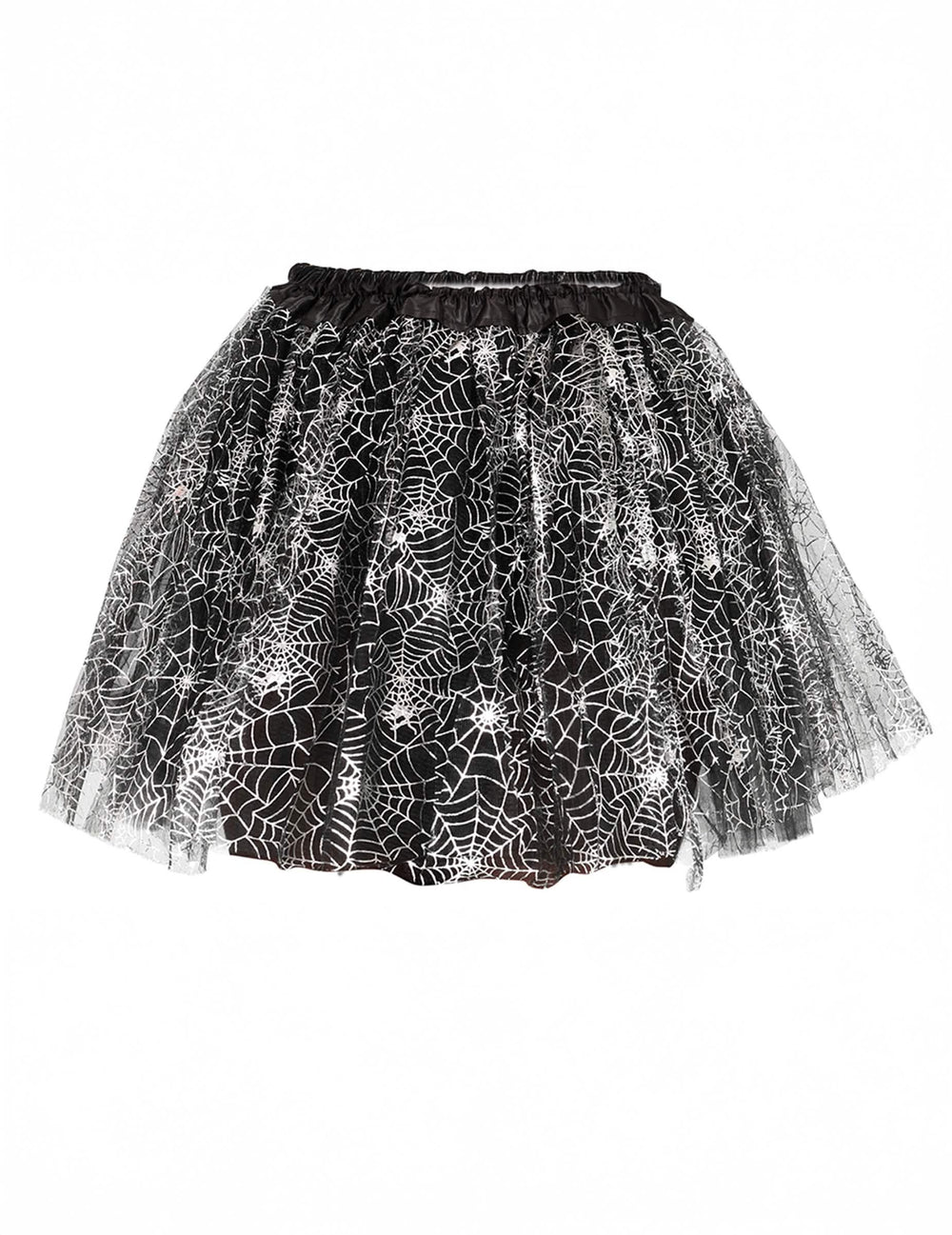 Vue de face du tutu toiles d'araignées pour fille