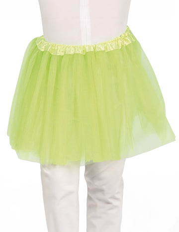 Tutu avec jupon opaque pour enfant vert