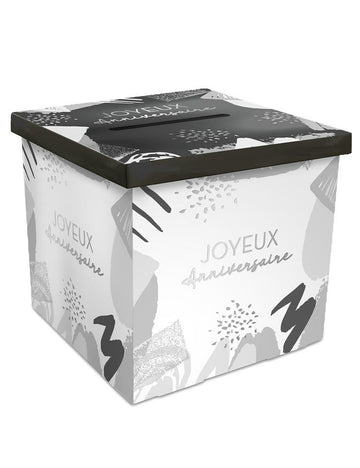 Vse najboljše bele in srebrne kartonske urne