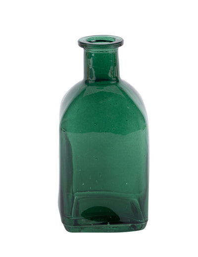 Steklena vaza temno zelena 29 cl