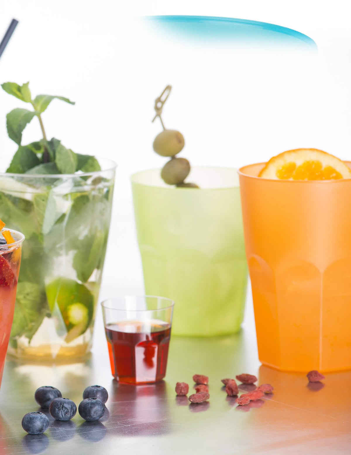 Oranžen zmrznjen koktajlni kozarec 42 cl