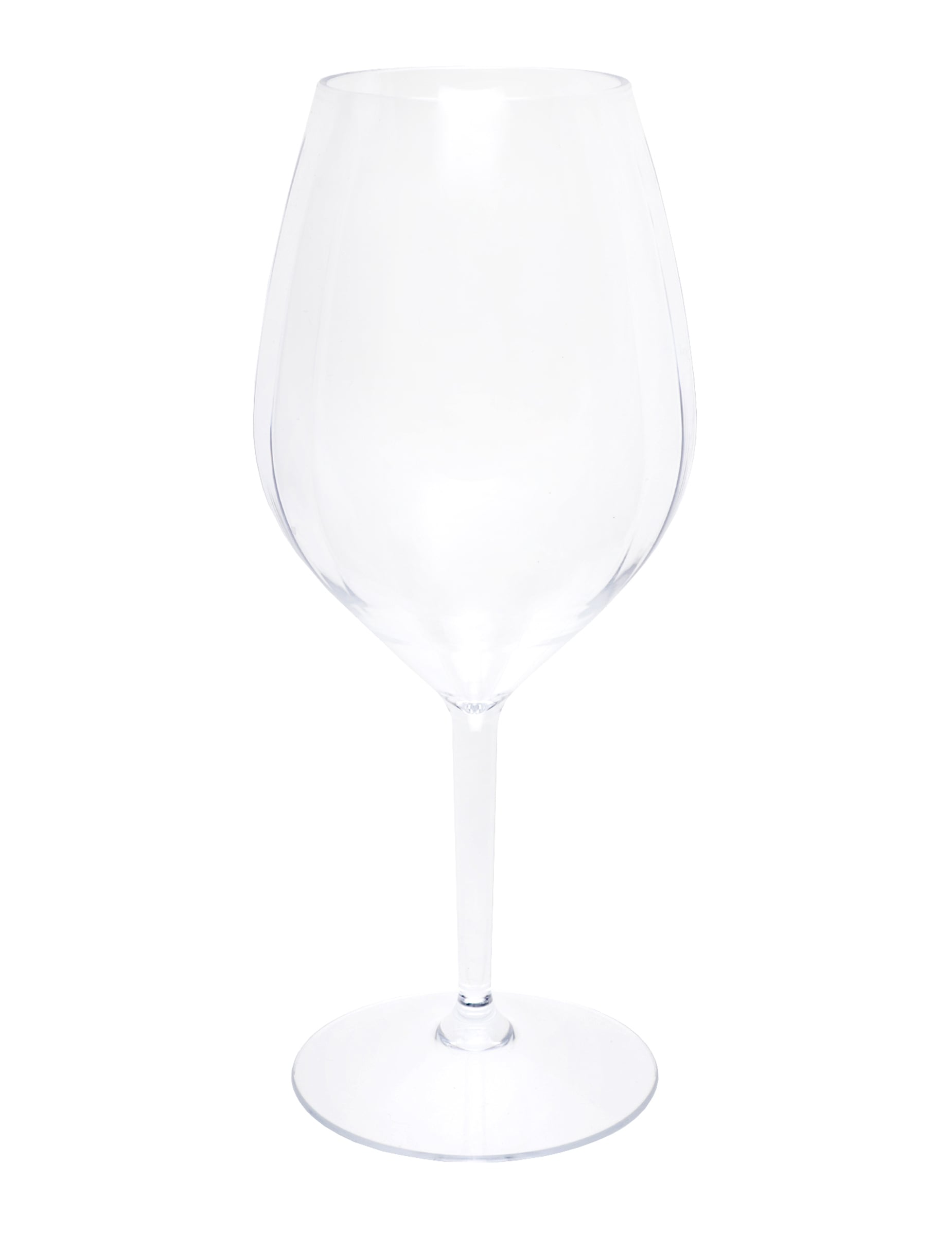 Verres à pied incassables pour réception transparents