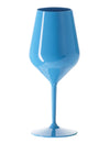 Modri vinski kozarec na peclju 47 cl