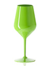 Zelen kozarec za vino na peclju 47 cl