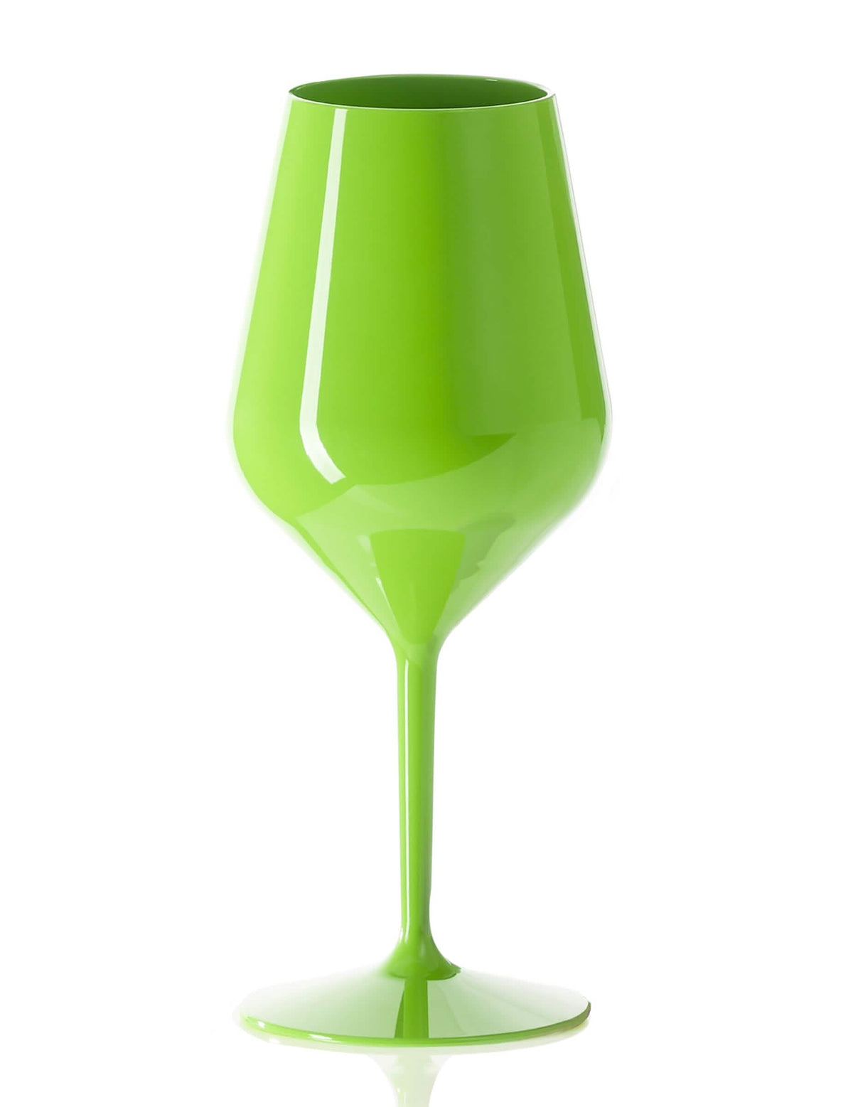 Zelen kozarec za vino na peclju 47 cl