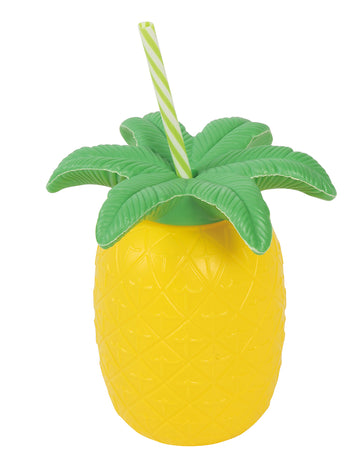Ananas kozarec s slamo