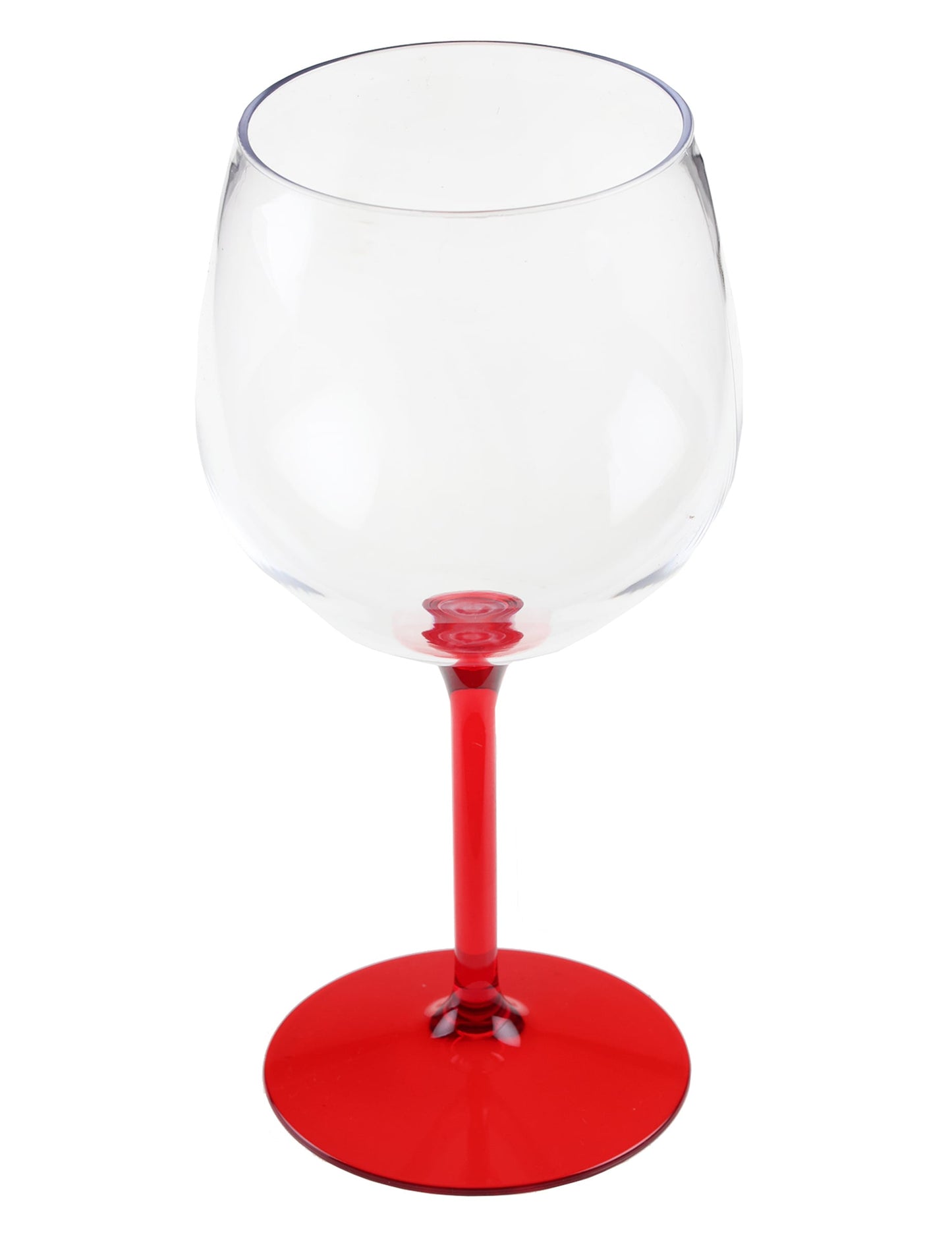 Rdeč koktajlni kozarec v obliki balona 58,2 cl