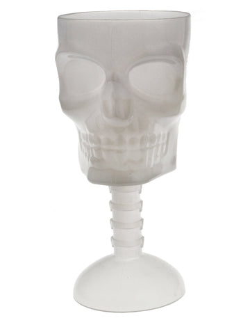 Fosforescentno lobanjo steklo 18 cm
