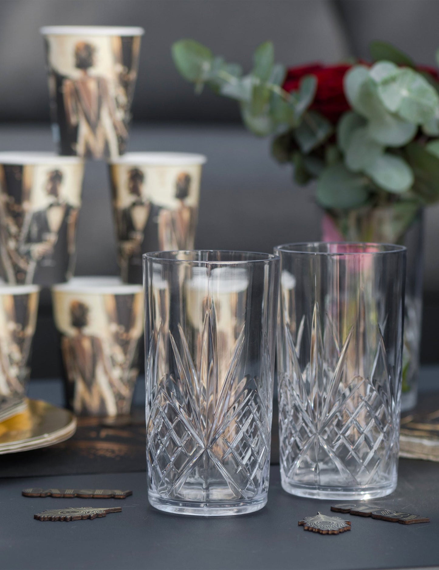 Verre plastique transparent 60 cl