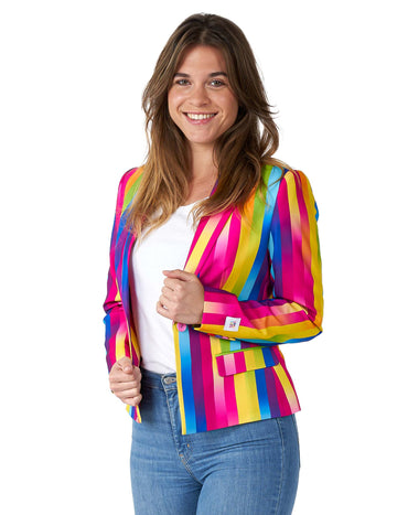 Suitmeister ženska jakna Rainbow Blazer