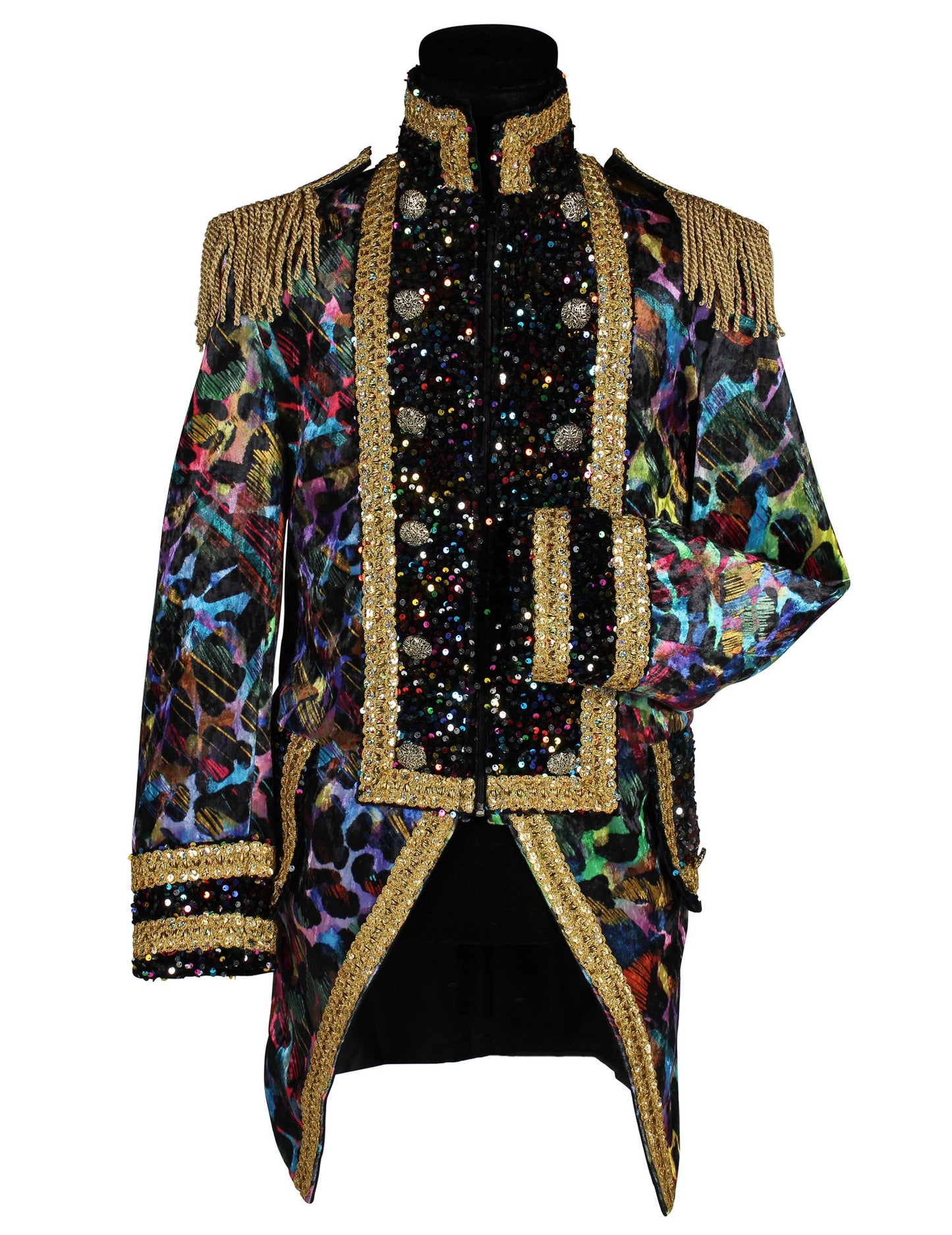 Vrhunska moška karnevalska jakna v neonskih barvah