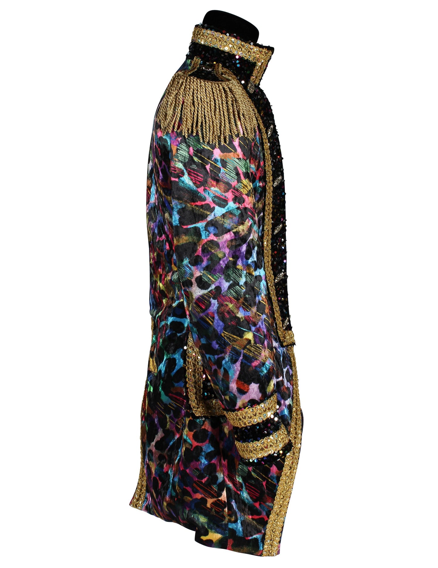 Vrhunska moška karnevalska jakna v neonskih barvah