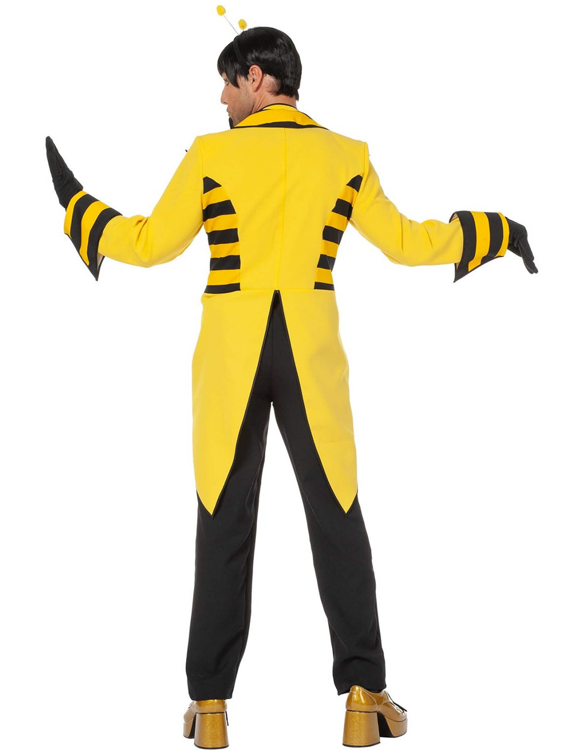 Vue de dos de la veste queue de pie abeille