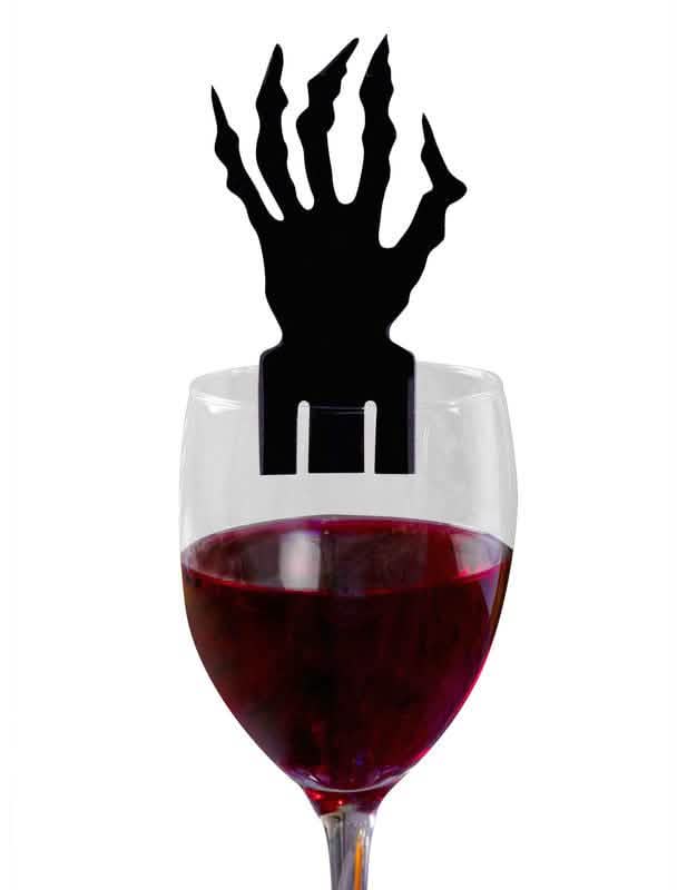 Prikaz na kozarcu za halloween dekoracijo za kozarce